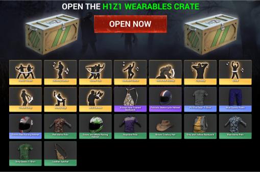 Locked H1Z1 Wearables